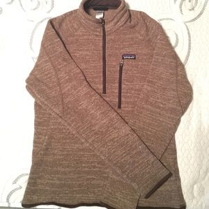 Patagonia better sweater 1/4 zip pullover sz med