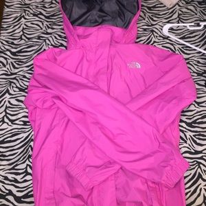 NORTH FACE WINDBREAKER PINK SZ SMALL