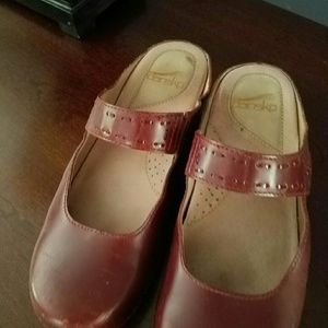 Dansko red clogs 37