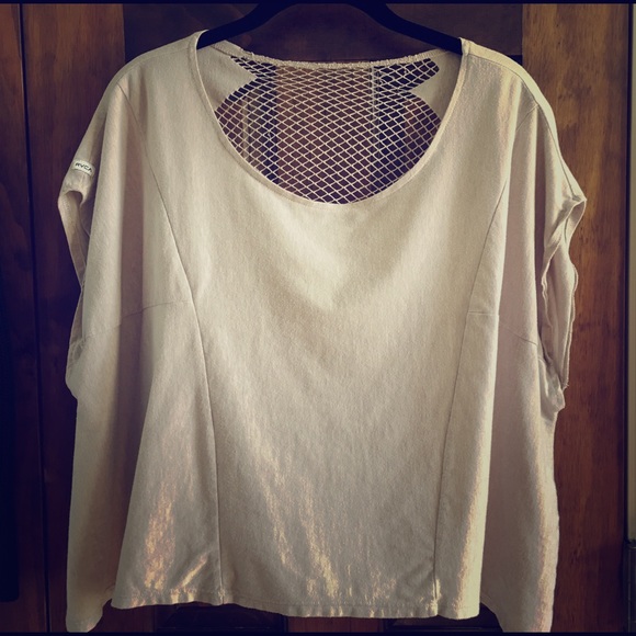 RVCA Top with Open Weave Back