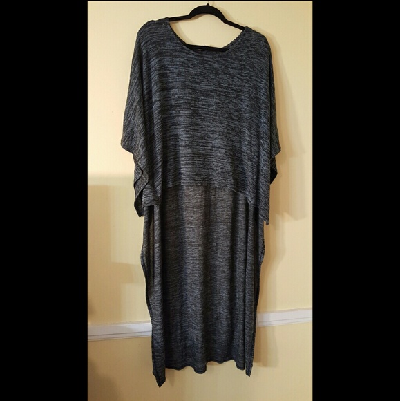 High- low lightweight sweater