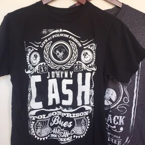 🔴 2 for $15: 2 Men's Zion Johnny Cash T-shirts