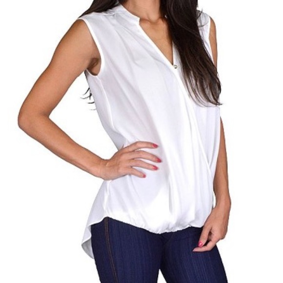 Sheer hi-lo blouse 👚