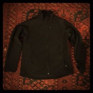 Black waterproof Black Diamond jacket fleece lined