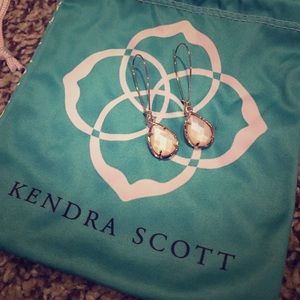 Ivory/gold Kendra Scott Dee earrings