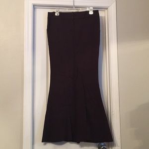 Bebe Brown Long Maxi Skirt Sz 6