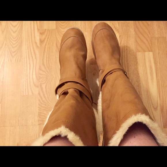 NWOT Dollhouse Soft Leather Handmade Boots Tan 👢