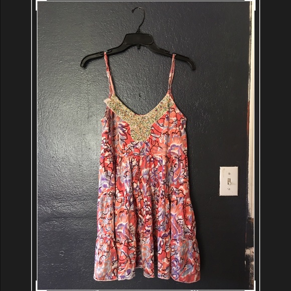 FREE PEOPLE SIZE M EMBELLISHED SUNDRESS