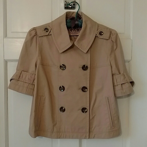 Juicy Couture Cropped Trench