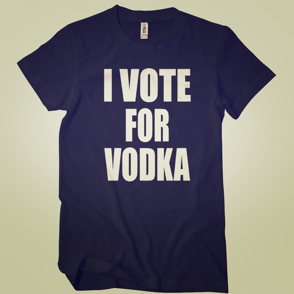 Other - Men's - I VOTE FOR VODKA - T-Shirt - New
