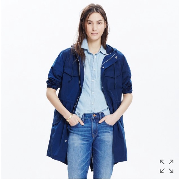 Madewell Hooded Fielder Anorak NWOT