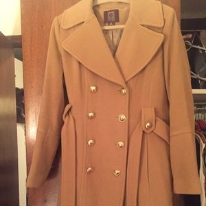 Anne Klein Camel wool/cashmere coat