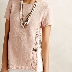 Anthropologie Moth Eyelet Top, Small