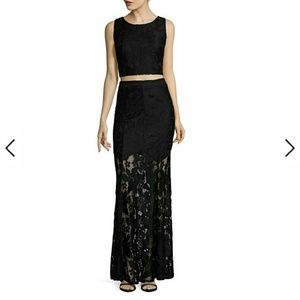 2-piece black lace dress. Never worn.
