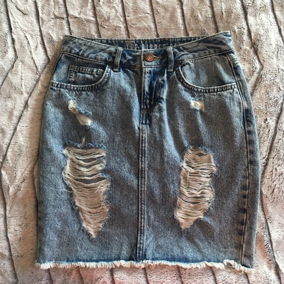 💥SALE💙Ripped denim skirt