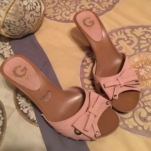 Guess pink heels