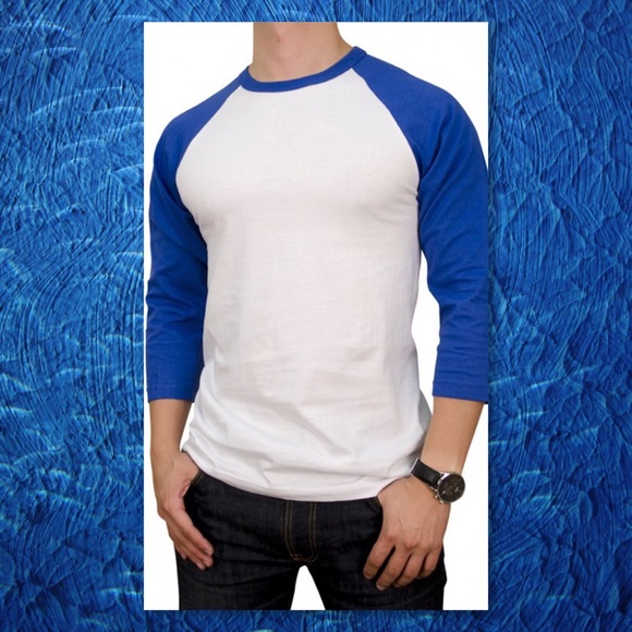 🎉Men's Party HP🆕Navy/White Two Tone Baseball Tee