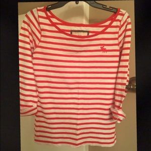Striped Quarter Length Sleeve