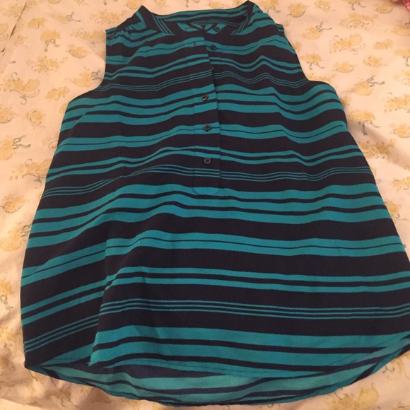 JCrew factory stripe blouse