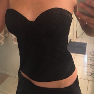 🔴PRICE DROP - Guess black lace corset