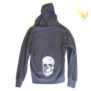 Kings of Cole zip up sweatshirt with rose gold zip
