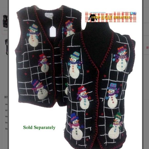 MYSTERY Ugly Sweater Vest - Picture 2 of 4