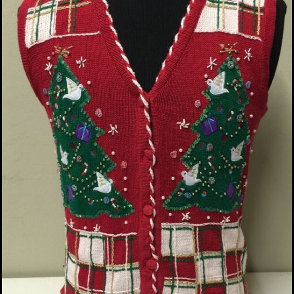 MYSTERY Ugly Sweater Vest - Picture 3 of 4