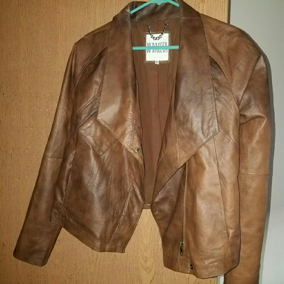 Women's EUC BB Dakota Faux vegan leather jacket