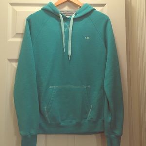 Aqua/teal Champion sweatshirt