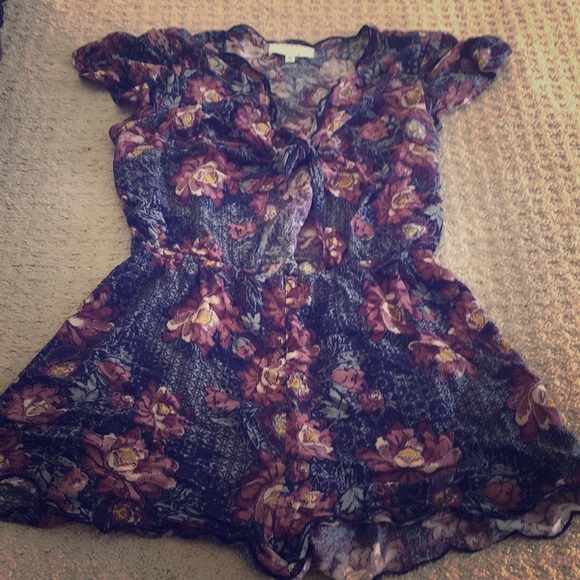 Kendall and Kylie floral romper