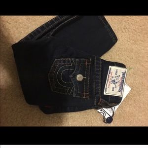 True Religion jeans Burberry shirt