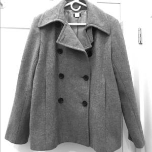 Size XL J. Crew Wool Pea coat. Barely worn.