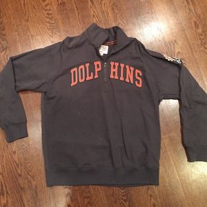 Men's Miami Dolphins half zip