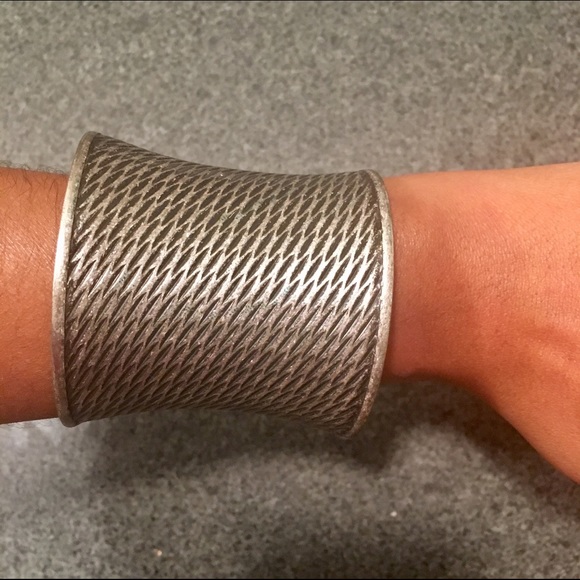 Textured Metal Cuff - Picture 2 of 4