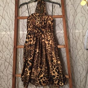 Jessica McClintock leopard dress