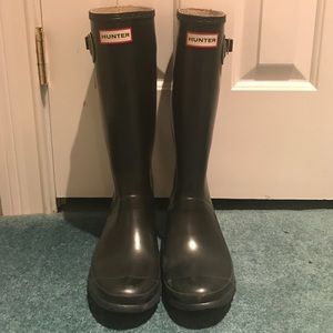 Hunter Boots (Adjustable / Black / Size 9)