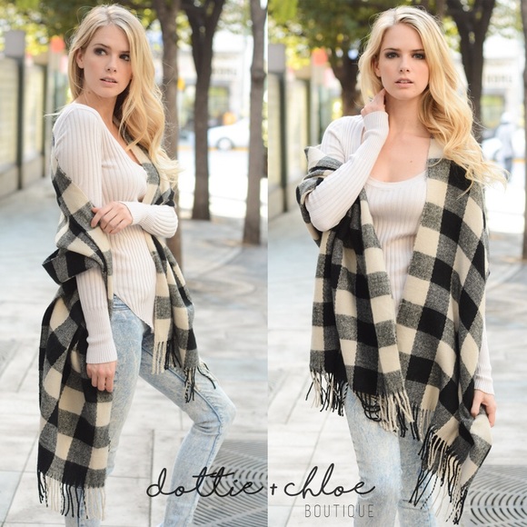 Buffalo Checkered Plaid Scarf #764 - Picture 2 of 3