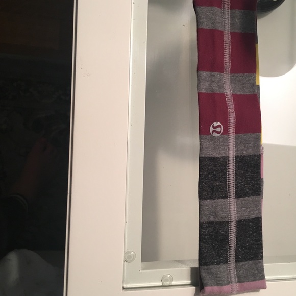Multicolored Lululemon headband