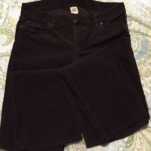 Jcrew favorite fit brown corduroys