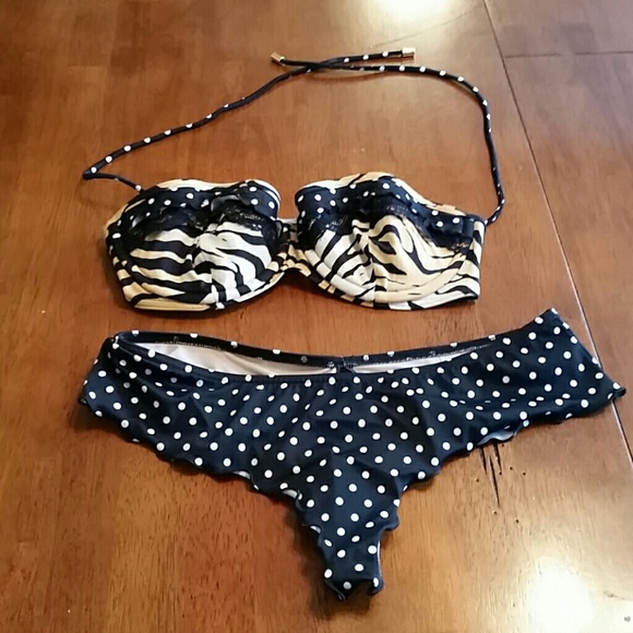 Victoria Secret Sexy Polka Dot and Tiger Bikini