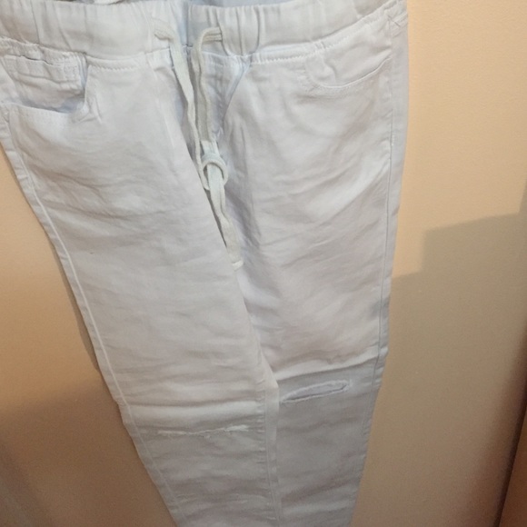 White Joggers