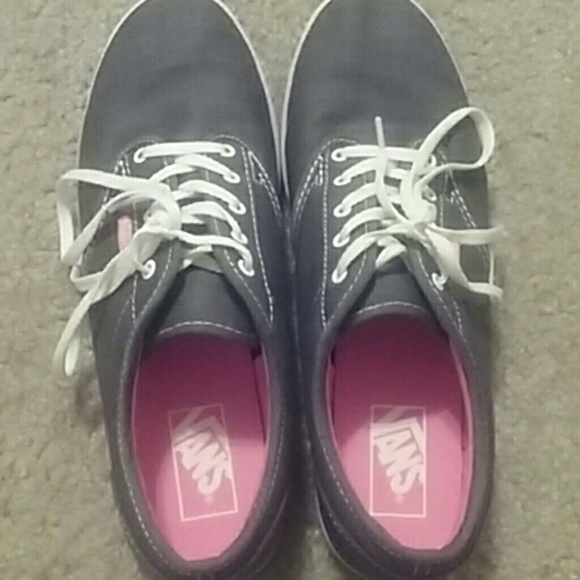Grey jeanish vans
