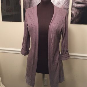 Lauren Conrad Lavender Cardigan Sweater S