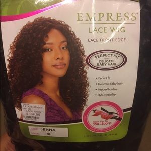Lace wig lace front edge