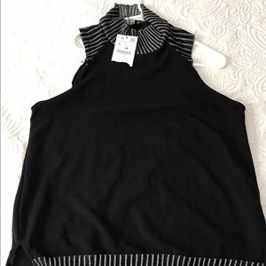 Zara sleeveless black turtleneck large