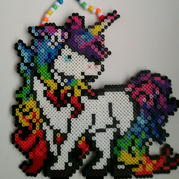 Perler Unicorn necklace