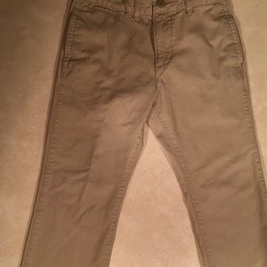 Three GapKids adjustable khaki pants size 8 husky