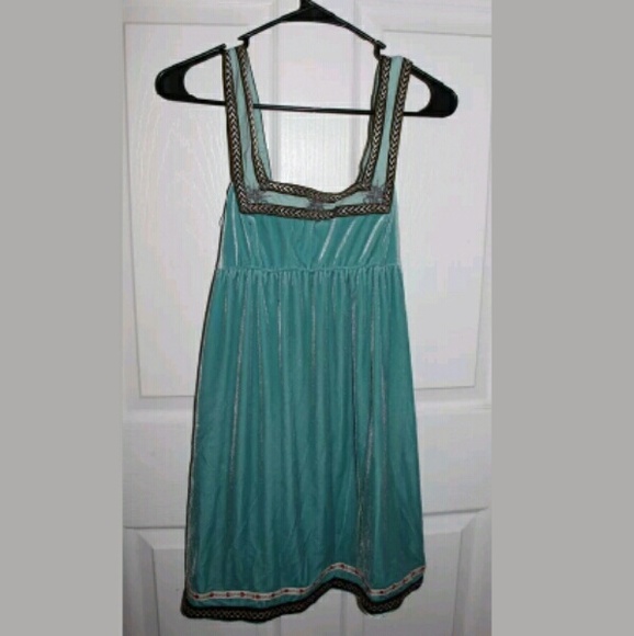 🎉SALE🎉 Free people suede mint aztec dress size s