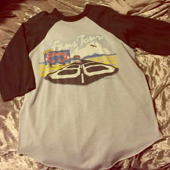 Vintage 1986 Alabama 3/4 sleeve shirt