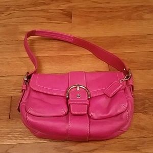 Small leather Coach purse